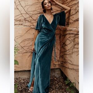 Baltic Born Teal Maxi Dress